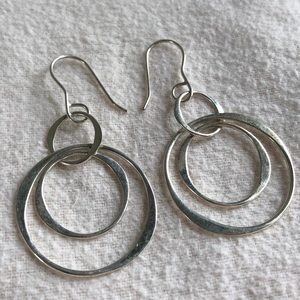 3/$15 ☘️ Silver Multi Hoop Earrings